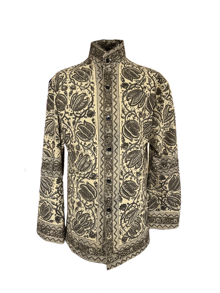 Green Raj Kaftan Shirt
