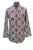 square patterned kaftan shirt